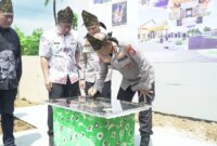 Kapolda Jatim Irjen Pol Drs. Nanang Avianto resmikan pembangunan Polsek Tambak Bawean