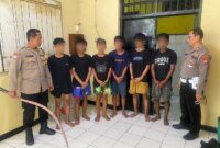 Polsek Kenjeran amankan 6 remaja