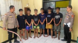 Polsek Kenjeran amankan 6 remaja