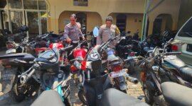 Polsek Kenjeran sita 29 motor balap liar