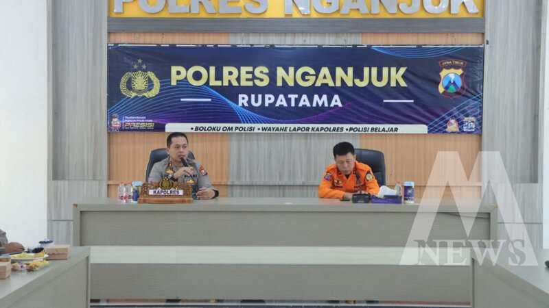 Kapolres Nganjuk AKBP Henri Noveri Santoso pimpin Rakor