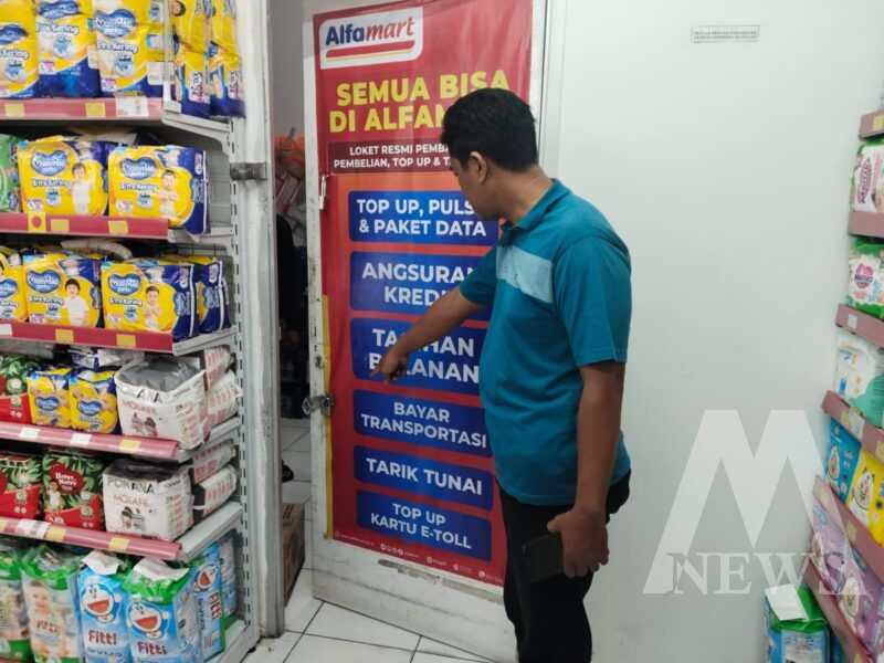 Satreskrim Polres Gresik cek TPK di Alfamart Metatu