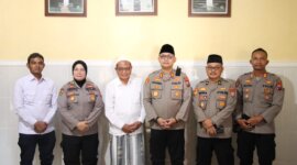 Kapolres Sumenep AKBP Rivanda silaturahmi ke ketua PCNU