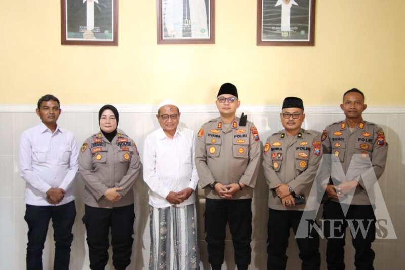 Kapolres Sumenep AKBP Rivanda silaturahmi ke ketua PCNU