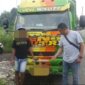 Truk pelaku tabrak lari saat diamankan Polisi