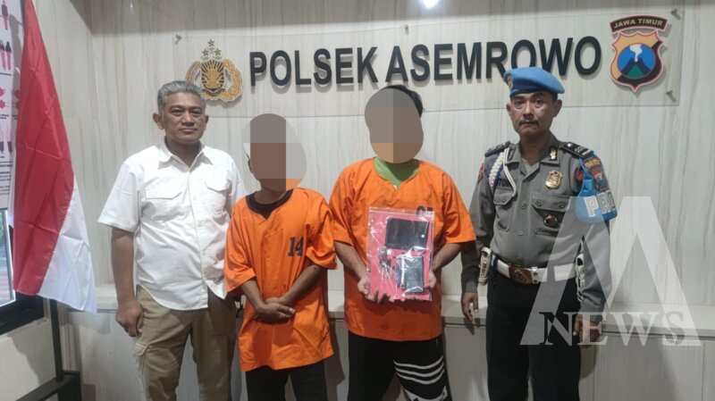 Polisi amankan tersangka beserta barang buktinya