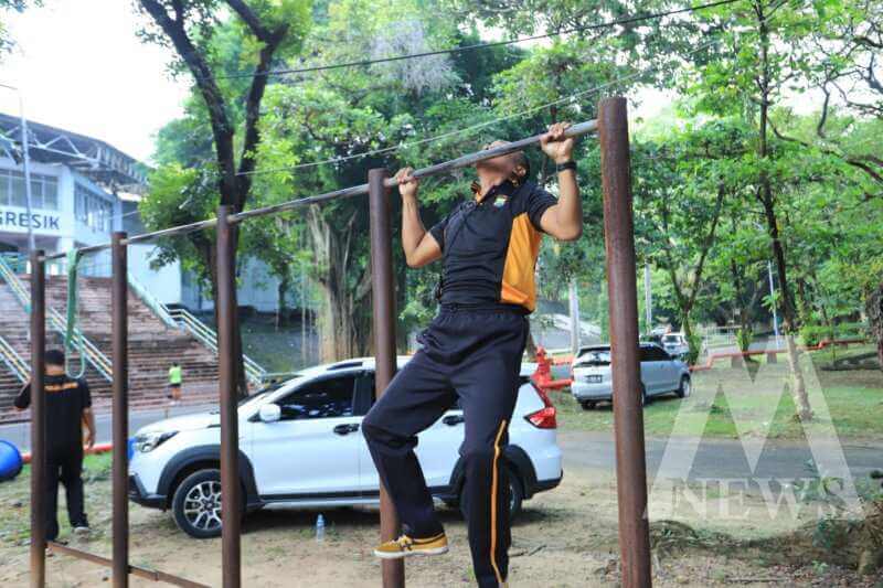 Polres Gresik Gelar Tes Kesamaptaan