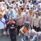 Kapolres Pasuruan AKBP Jazuli Dani Iriawan berangkatkan serikat buruh