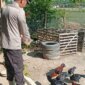Bhabinkamtibmas Polsek Lengkong tinjau pekarangan ternak ayam