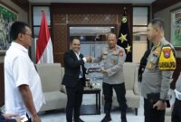 Kapolda Jatim Irjen Pol Drs. Nanang Avianto terima audiens CEO BRI regional Jatim