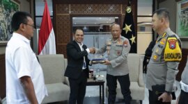 Kapolda Jatim Irjen Pol Drs. Nanang Avianto terima audiens CEO BRI regional Jatim