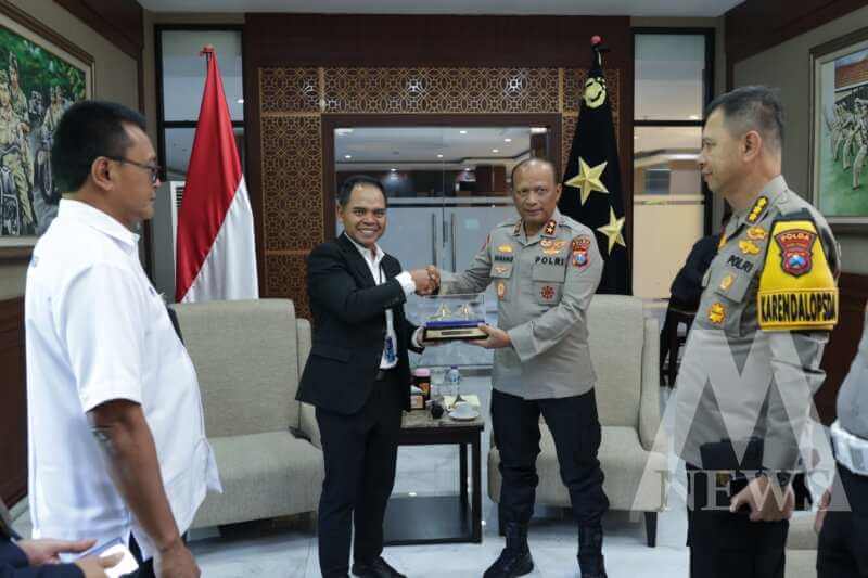 Kapolda Jatim Irjen Pol Drs. Nanang Avianto terima audiens CEO BRI regional Jatim