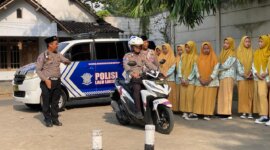 Satlantas Polres Kediri gelar Ponpes Road Safety