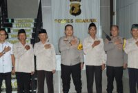 Kapolres Nganjuk AKBP Henri Noveri Santoso terima silaturahmi pengurus PP Polri