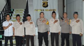 Kapolres Nganjuk AKBP Henri Noveri Santoso terima silaturahmi pengurus PP Polri