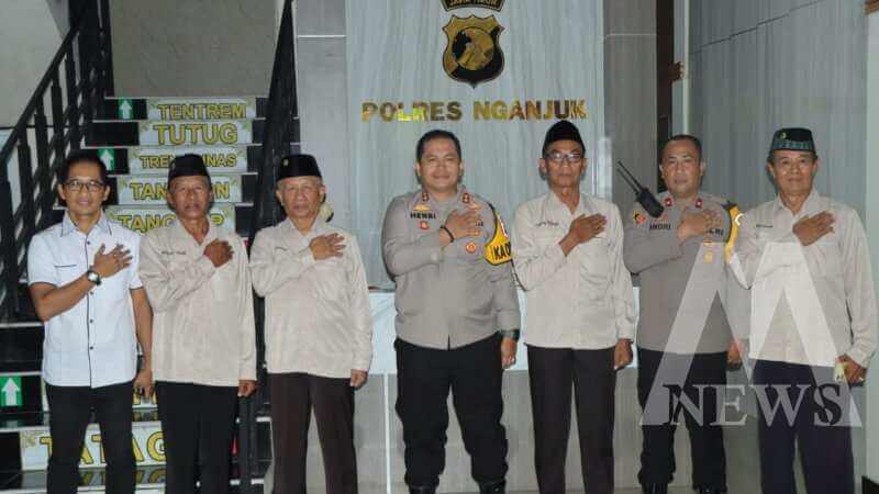 Kapolres Nganjuk AKBP Henri Noveri Santoso terima silaturahmi pengurus PP Polri
