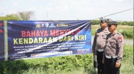 Satlantas Polres Gresik sosialisasi bahaya berkendara