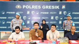 Polres Gresik ungkap 15 kasus kriminal dan tangkap 22 tersangka