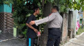 Polres Nganjuk pengamen jalanan
