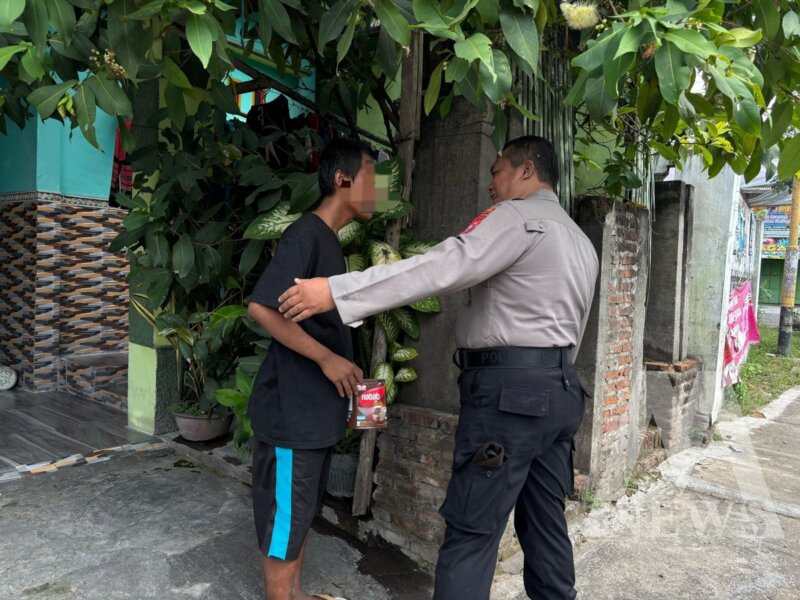 Polres Nganjuk pengamen jalanan