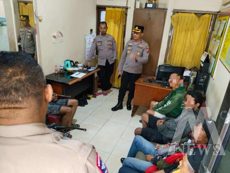 Polsek Wonocolo amankan 7 jukir liar