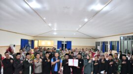 Polres Madiun Kota saat gelar silaturahmi