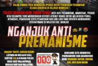 Polres Nganjuk pasang banner himbauan Kamtibmas