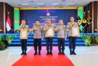 Polda Jatim raih 3 penghargaan di Rakernis SDM Polri