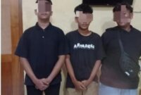 Pelaku pengeroyokan diamankan Polsek Nganjuk Kota