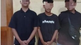 Pelaku pengeroyokan diamankan Polsek Nganjuk Kota