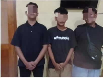 Pelaku pengeroyokan diamankan Polsek Nganjuk Kota