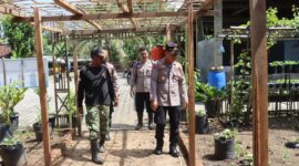 Polres Pacitan tinjau pekarangan warga