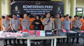 Polres Nganjuk ungkap kasus Operasi Pekat Semeru