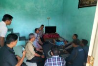 Kapolres Pacitan AKBP Ayub Diponegoro Azhar kunjungi anak penderita Hidrosefalus