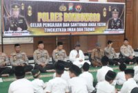 Polres Bondowoso gelar pengajian rutin dan santuni anak yatim