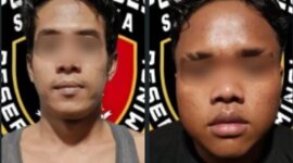 2 pelaku diringkus Polrestabes Surabaya beserta barang buktinya