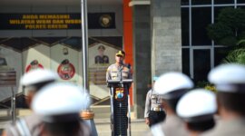 Kapolres Gresik AKBP Rovan Richard Mahenu