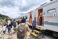 Tren volume pengguna commuter line terus meningkat