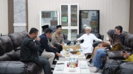 Kapolres Pelabuhan Tanjung Perak AKBP Wahyu Hidayat kunjungan ke Ponpes Miftachus Sunnah