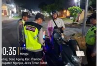 Polres Nganjuk Patroli SREG Skala Besar