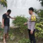 Bhabinkamtibmas Polsek Prambon tinjau pekarangan warga