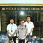 Kapolres Gresik AKBP Rovan Richard Mahenu didampingi Kasatreskrim Polres Gresik
