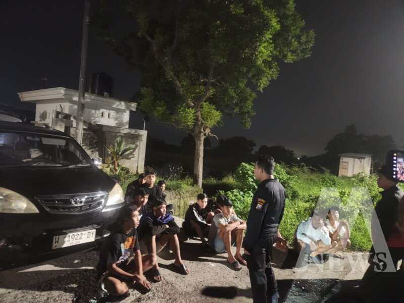 Raimas Kalam Munyeng Polres Gresik amankan 12 pemuda