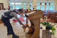 Polres Malang lakukan pengamanan Gereja