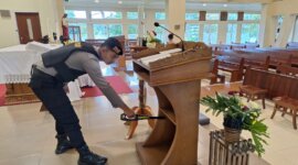 Polres Malang lakukan pengamanan Gereja