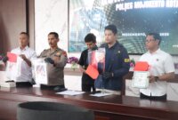 Polres Mojokerto Kota bongkar arena judi sabung ayam