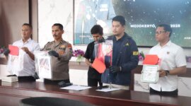 Polres Mojokerto Kota bongkar arena judi sabung ayam