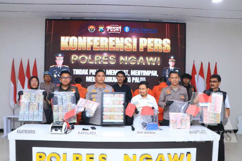 Satreskrim Polres Ngawi tangkap 5 pengedar Upal