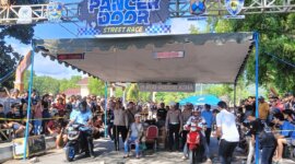 Polres Pacitan gelar event Pancer Door Street Race 2025