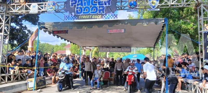 Polres Pacitan gelar event Pancer Door Street Race 2025